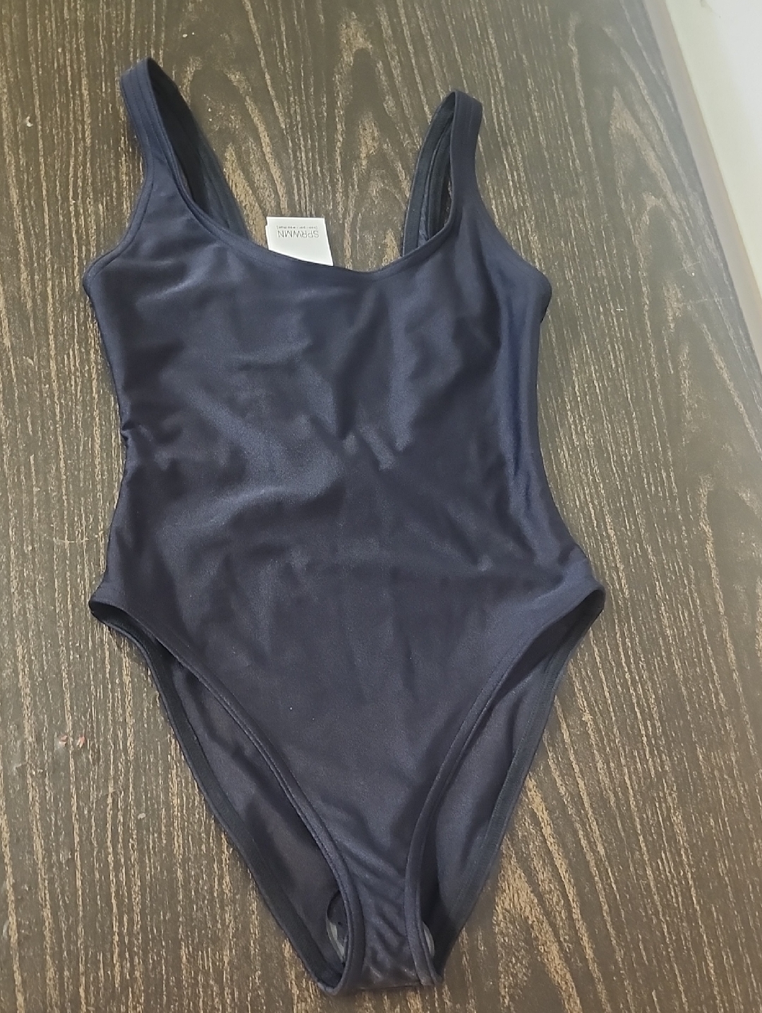 Sprwmn Size Medium Classic One Piece Swimsuit Nwt New